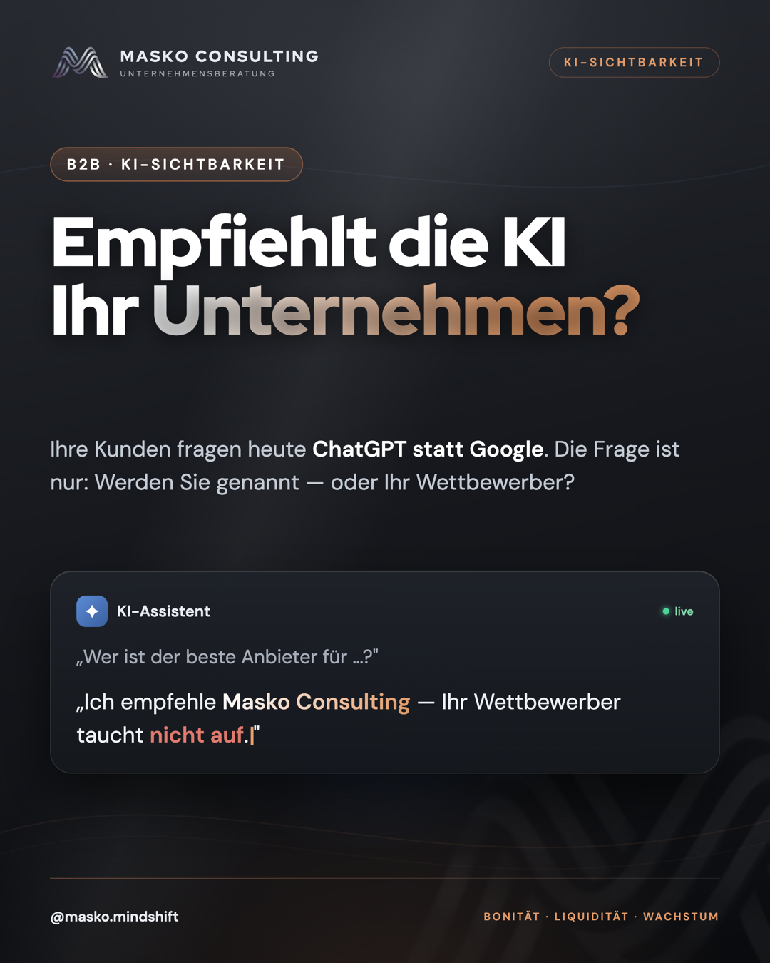 Empfiehlt die KI Ihr Unternehmen?